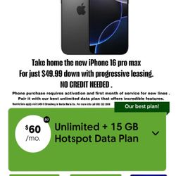 iPhone 16 Pro Max 256 Payment Plan No Credit Needed .