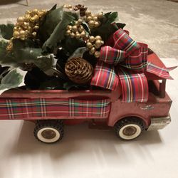 Structo Dump Truck With Holiday Decor