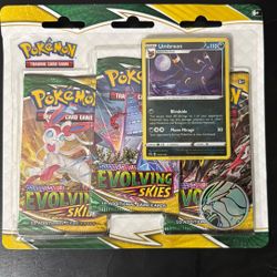 Evolving Skies 3 Pack Blister (Umbreon)
