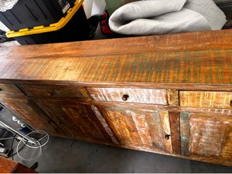 Rustic buffet cabinet