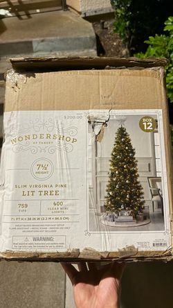 Slim Virginia Pine Christmas Tree