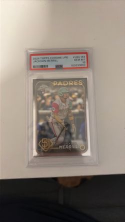 2024 Topps Chrome Update Series Jackson Merrill #USC153 Psa 10