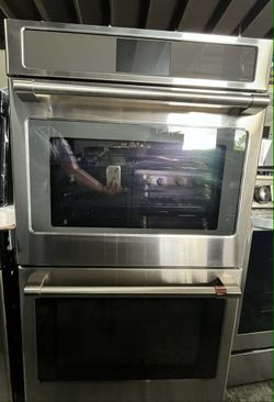 Café Oven - 30" Built-In Double Electric Convection Wall WiFi Connect.      D: 22” 1/2  -  H: 50”
 -  W: 27 1/2