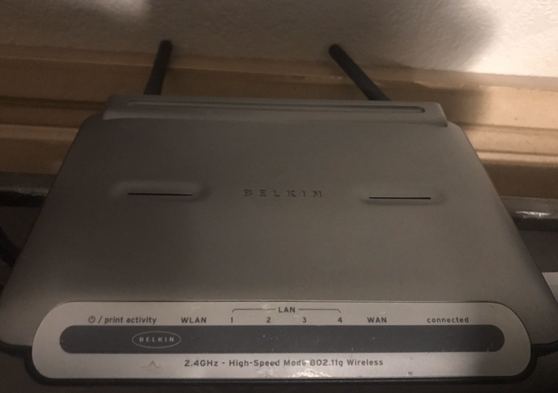 Belkin High speed wireless router