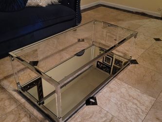 Mesa De Centro, De Vidrio