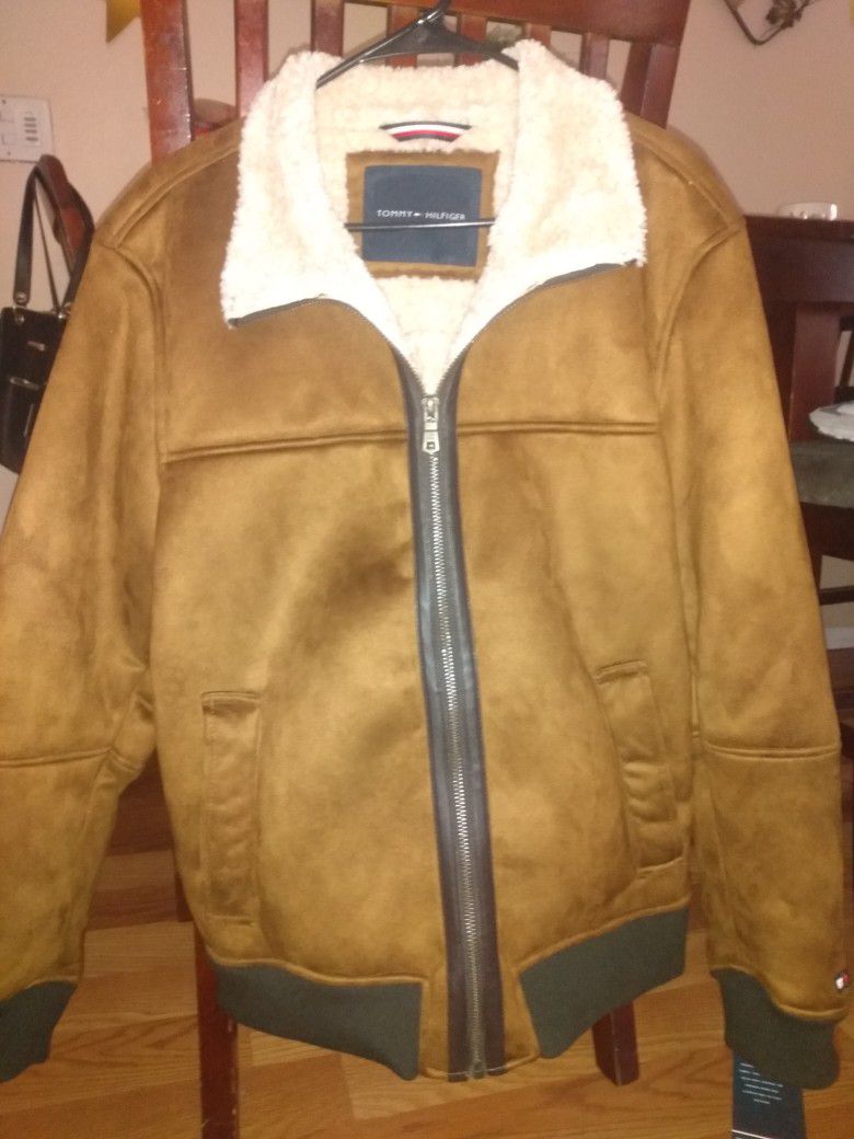 Leather  Suede Jacket Tommy Hilfiger
