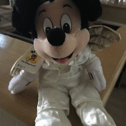 Brand new w/tags Angel Mickey Bean bag