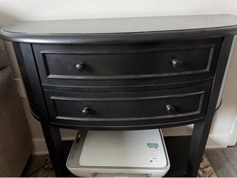 Side Table - curved front
