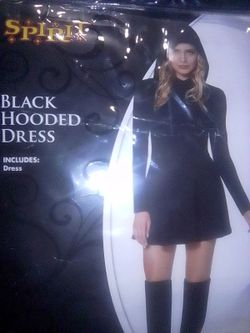 Spirit Halloween Black hoodie dress