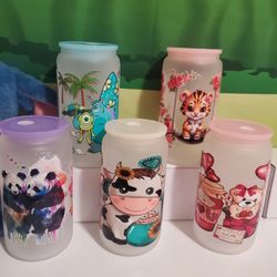 Glass Cups Comes With Bows