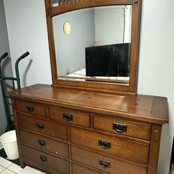 Oak Colored Dresser