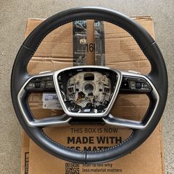 2021 Audi Etron Q8 Quattro steering wheel