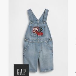 babyGap × Disney Cars Relaxed Denim Shortalls