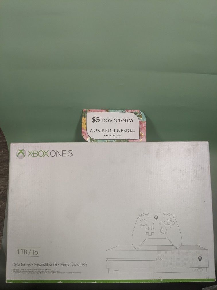 Microsoft Xbox One S Full Set - 5 Dollars Down No Credit Needed!