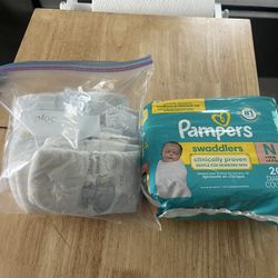 Pampers -Newborn  Swaddlers 