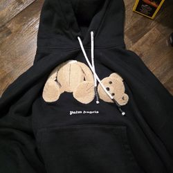 Palm Angele Teddy Bear Sweatshirt Size Large.