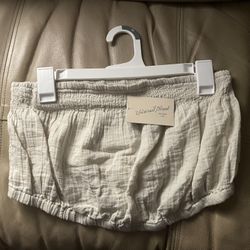 Women's Crinkle Gauze Tube Top Universal Thread NWT Size Medium Cute Style