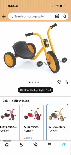 Angeles Toddler Bike with Airless Rubber Tires, MyRider, 4 yrs and up
