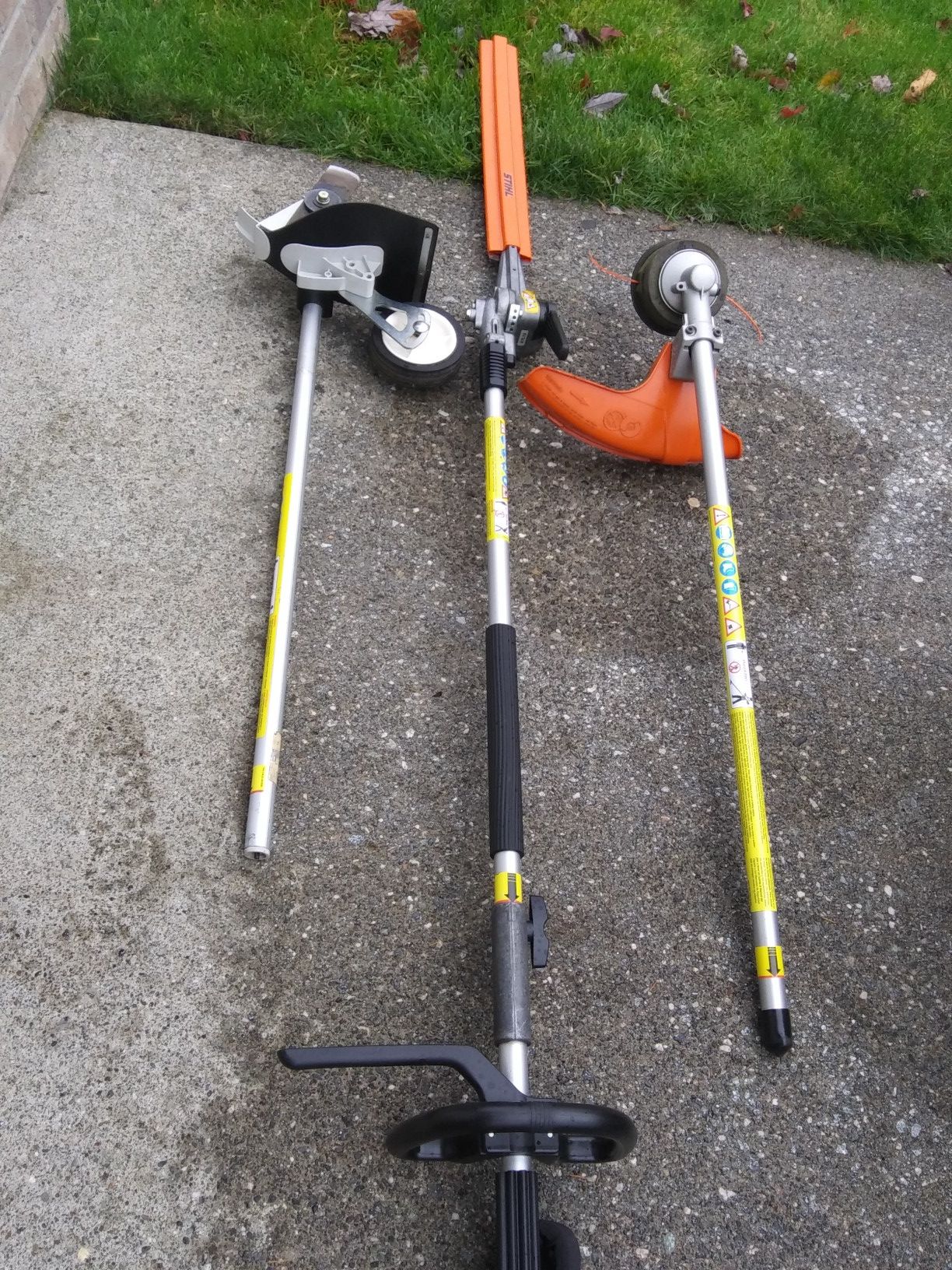 STIHL KM 90R Professional Kombi system with (3) attachments for Sale in