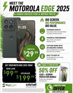 Cricket Wireless Motorola Edge