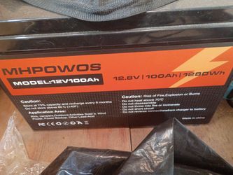 Deep cycle lifepo4 marine battery