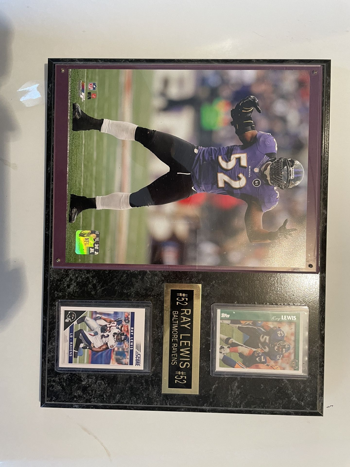 Ray Lewis Plaque /make Me An Offer 