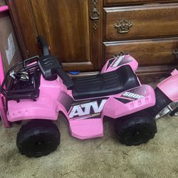 Pink ATV 