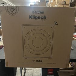 Klipsch R-120SWi 12" Wireless Subwoofer 230W Max Power with Wireless Transmitter