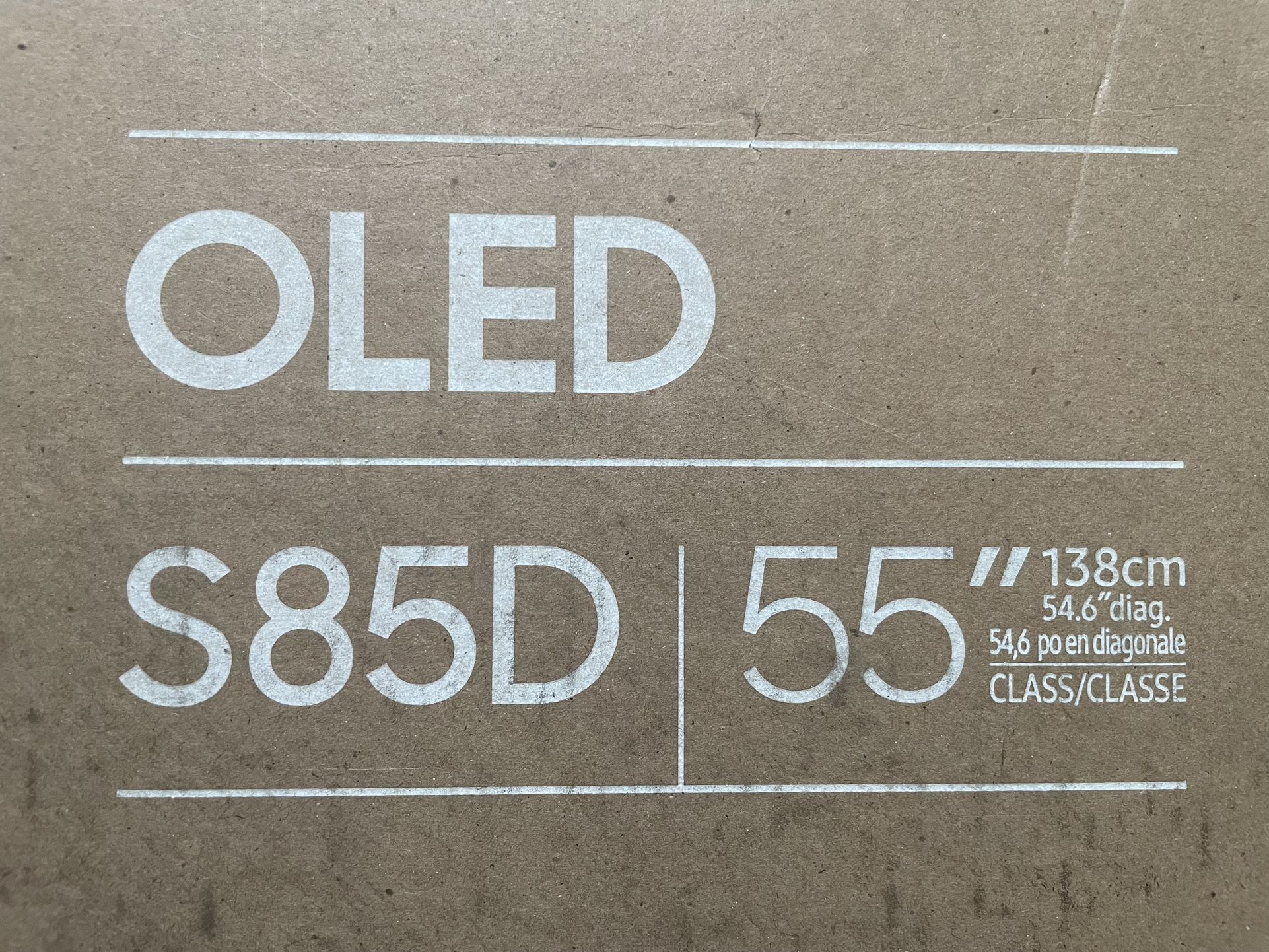 SAMSUNG 55-Inch Class OLED 4K S85D Series HDR Smart TV w/Dolby Atmos, Object Tracking Sound Lite, Contour Design, Motion Xcelerator, Real Depth Enhanc