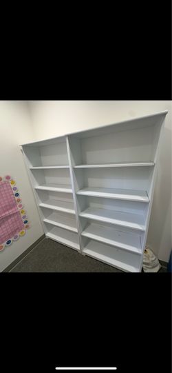 Two bookshelves