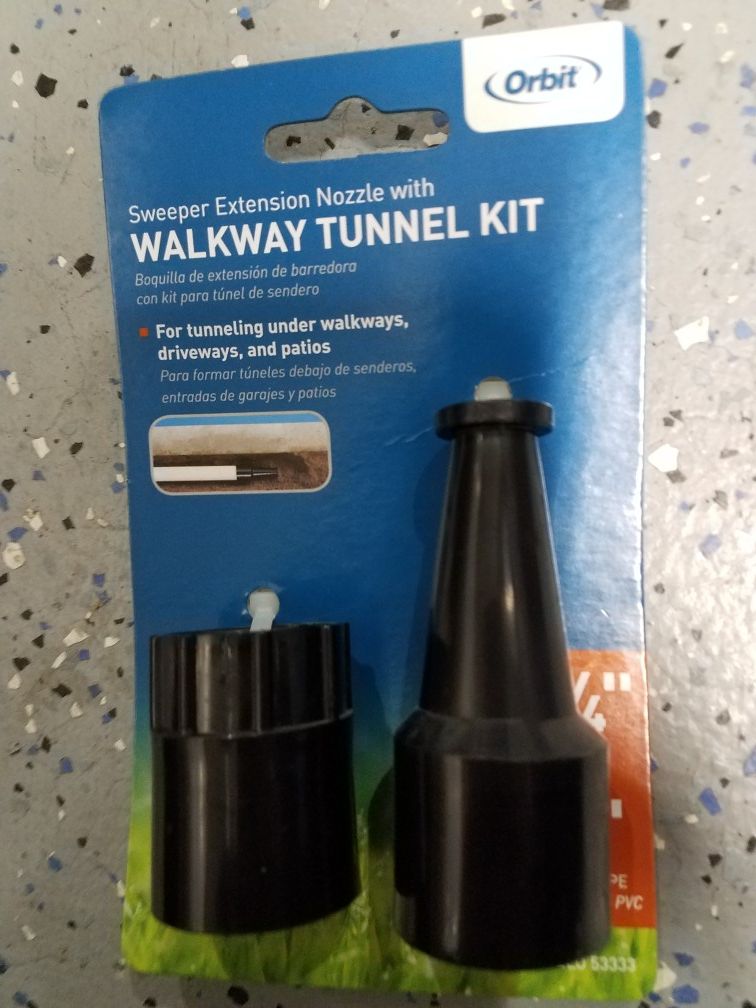 ORBIT 53333 WALKWAY TUNNELING KIT MUST BE PICKED UP