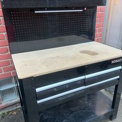 Kobalt 3 Drawer Table Top With Light And Storage On Too