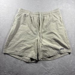 Vintage B.U.M. Equipment Men’s L Beige Athletic Dept Gym Shorts USA #1713