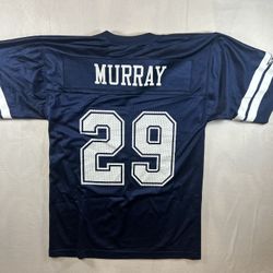 NFL Dallas Cowboys Blue Retro  Shirt Jersey #29 DeMarco Murray Men's Size Medium