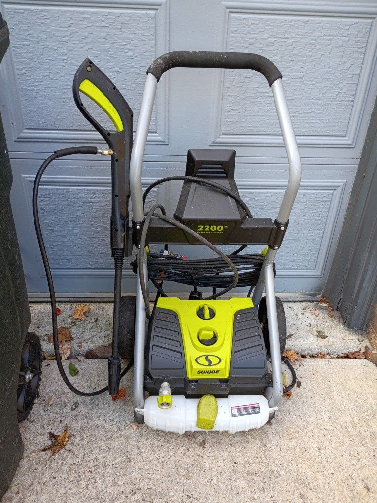Power Washer Sunjoe 2200 Psi. Great Condition $50