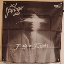 21 Savage 33 inch x 35 inch Banner New 
