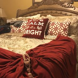 Bedroom Sale, King Dresser And Mirror, Headboard And Footboard, Painting