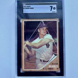 1962 Topps Roger Maris SGC 7