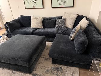 Crate & Barrel sectional