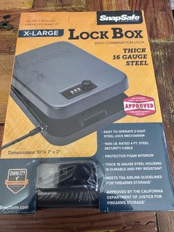 Snap Safe XL Lock Box
