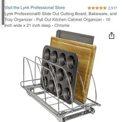 Bakeware/curling board Slider Storage 