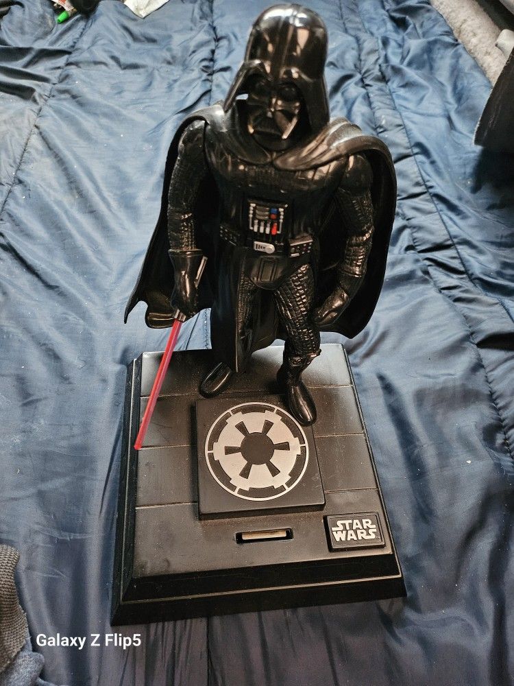 Star Wars Deluxe Electronic Darth Vader Thinkway Talking Bank 1996