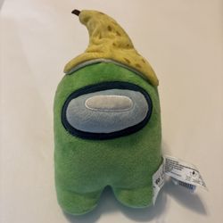 Toikido Among Us 8 Inch Plush 2022 Series 2 Green Banana Peel Stuffed Kids Game