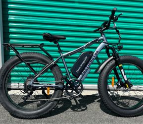 750/1000 Watt Electric Fat Tire MTB (26x4.0 Tires), 20ah battery, Twist throttle and Pedal Assist