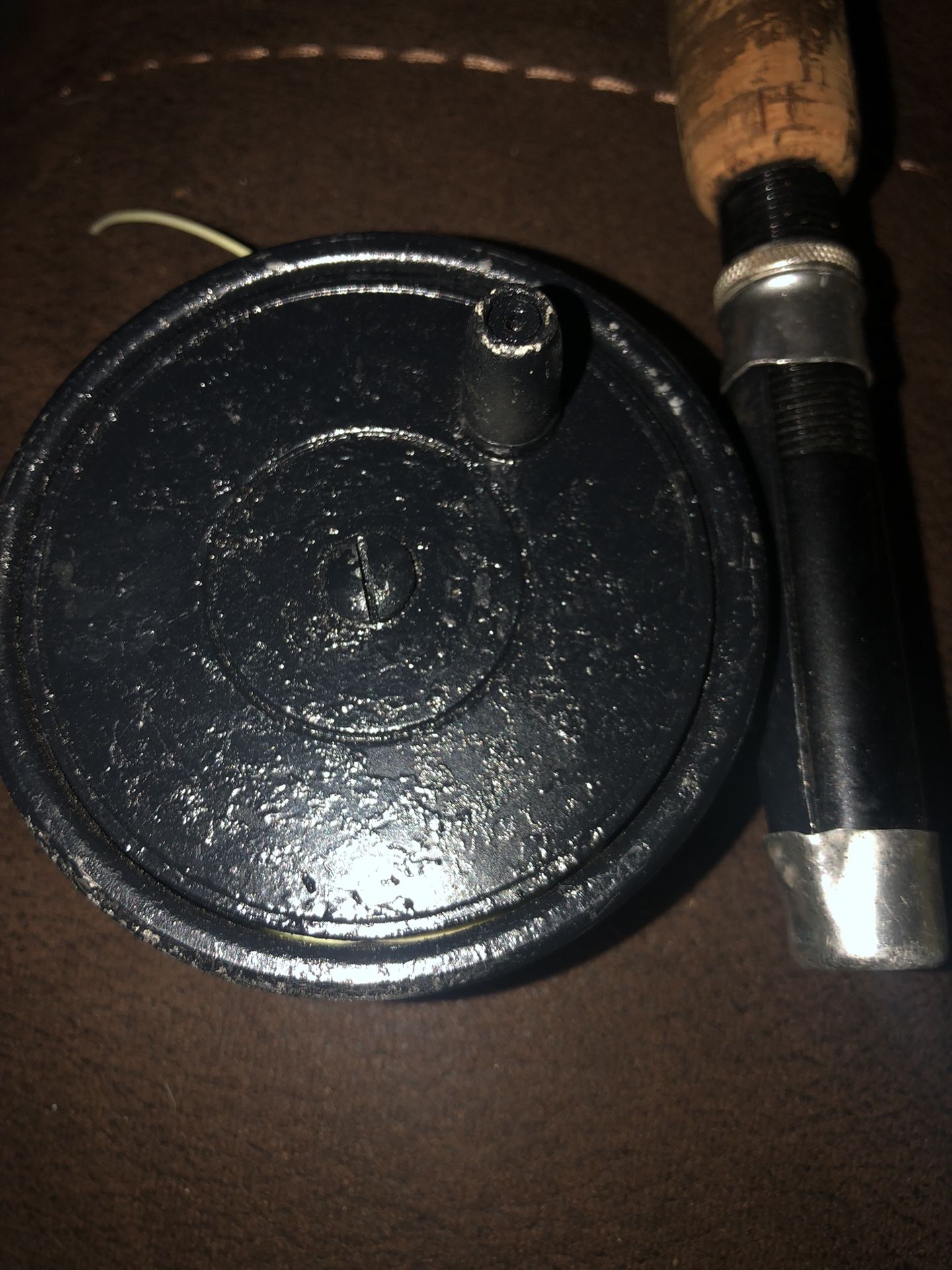 Shakespeare 7’9” FX A-120 Wonder Rod & (old) Ocean City Reel Fly Rod combo 2 pc.