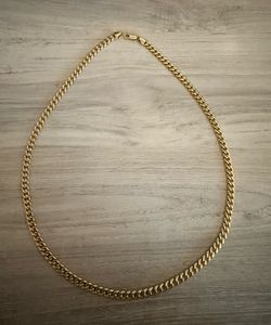14kt Solid Gold Necklace 20”