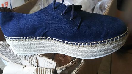 Navy shoes