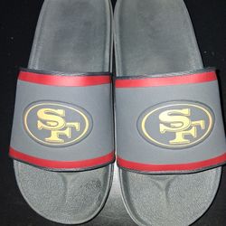 49ers Mens Sandles Size 11...