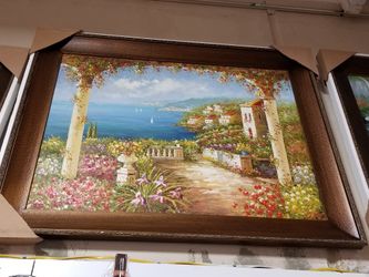 Oil Painting with Frame