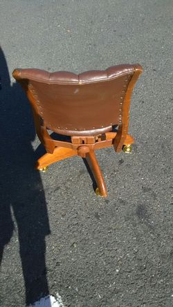 Antique Gunlocke office chair